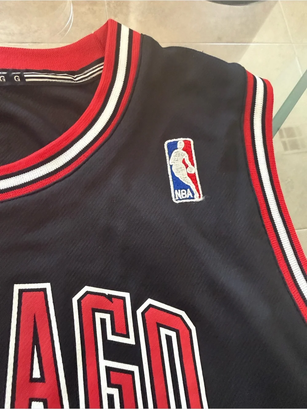 Chicago #13 Basketball Jersey by Adidas - Black & Red